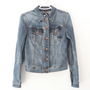 Parasuco Women's Cropped Blue Jeans Jackets ~ Size Small